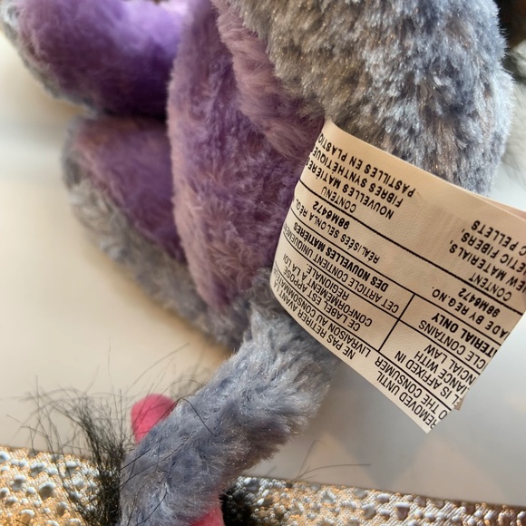 Disney Store Eeyore Easter Basket Flower Winnie & Friends Beanie Small 6" Plush - Picture 9 of 11